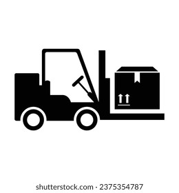 Fork Lift Icon, Vector Graphics