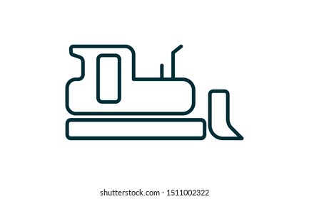 Fork Lift vector icon used for website.