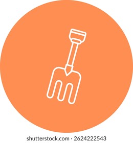 Fork Line vector Icon Design