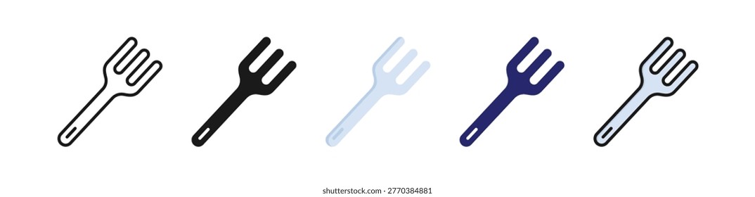 Fork Multiple Style Icon Set Collection..
