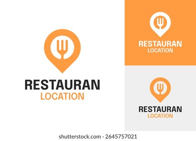 Fork with point for restaurant logo design template symbol illustration