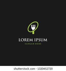 Fork Restaurant Creative Vector Logo Design