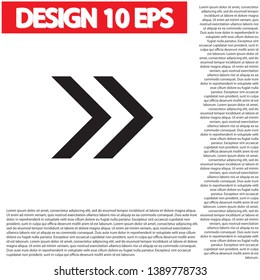fork in the road icon . Lorem Ipsum Illustration design
