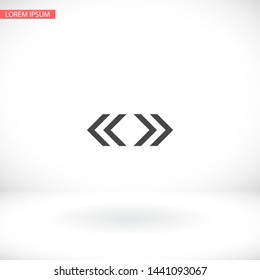 fork in the road icon . Lorem Ipsum Illustration design