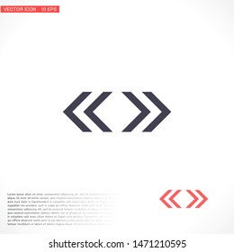 fork in the road icon . Lorem Ipsum Illustration design