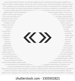 fork in the road icon . Lorem Ipsum Illustration design