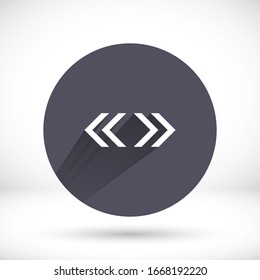 fork in the road icon . Lorem Ipsum Illustration design