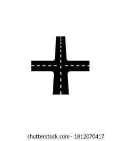 fork in the road logo illustration design