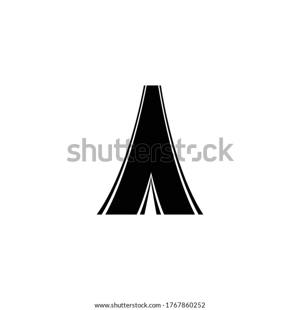 fork in the road\
logo illustration design