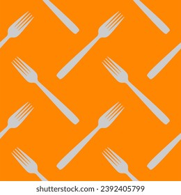 fork seamless pattern vector illustration. cutlery patterns for backgrounds, packaging, textures, fabric patterns, wallpapers, wall decorations for restaurants, cafes and other places to eat