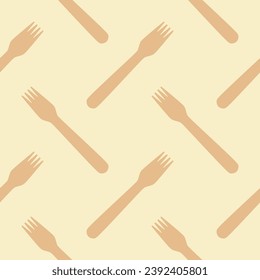 fork seamless pattern vector illustration. cutlery patterns for backgrounds, packaging, textures, fabric patterns, wallpapers, wall decorations for restaurants, cafes and other places to eat