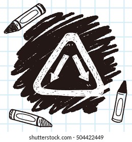 Fork sign doodle