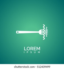fork sign. icon design