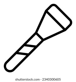 Fork spatula icon outline vector. Cooking bbq. Grill whisk