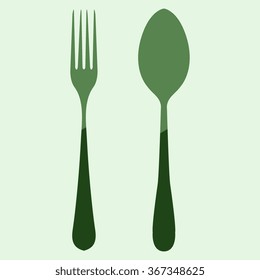 fork and spoon 