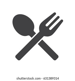 Spoon Fork Icon Stock Vector (Royalty Free) 751467340