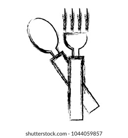 fork and spoon cutlery