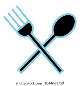 fork and spoon cutlery
