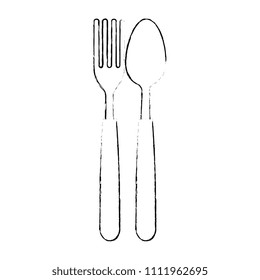 fork and spoon cutlery