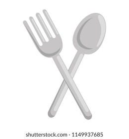 fork and spoon cutlery