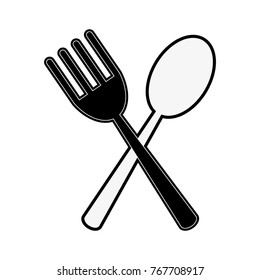 Fork and spoon cutlery