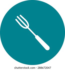 Fork, spoon, cuttlery icon vector image. Can also be used for eatables, food and drinks. Suitable for use on web apps, mobile apps and print media