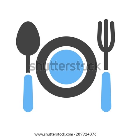 Fork, spoon, cuttlery icon vector image. Can also be used for eatables, food and drinks. Suitable for use on web apps, mobile apps and print media
