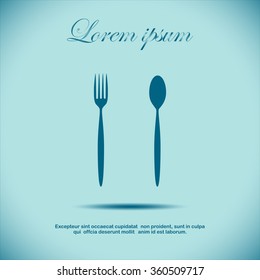 fork and spoon icon