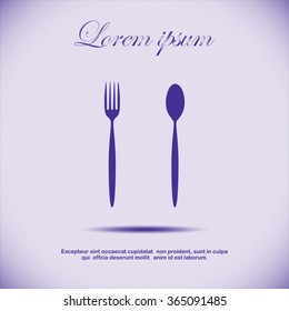 fork and spoon icon