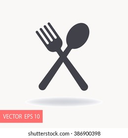 fork and spoon icon