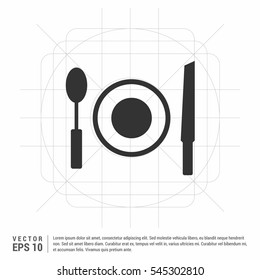 fork and spoon icon

