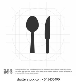 fork and spoon icon

