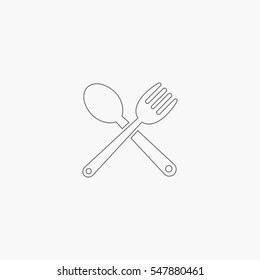 fork and spoon icon