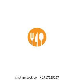 fork and spoon icon vector illustration template design