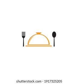 fork and spoon icon vector illustration template design