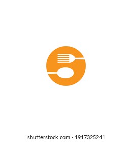 fork and spoon icon vector illustration template design