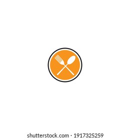 fork and spoon icon vector illustration template design