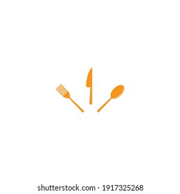 fork and spoon icon vector illustration template design