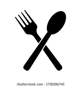 Fork Spoon Icon Vector Sign Isolated Stock Vector (Royalty Free) 1730286748