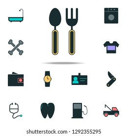 fork and spoon icon. web icons universal set for web and mobile