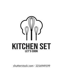fork and spoon kithcen set icon vector illustration template design