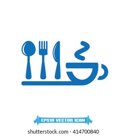 fork spoon knife cup icon