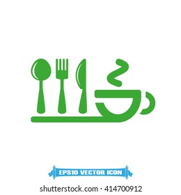 fork spoon knife cup icon