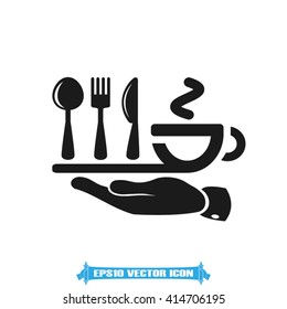 fork spoon knife cup icon