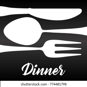 fork spoon knife cutlery symbol 