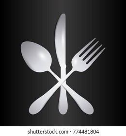 fork spoon knife cutlery symbol 