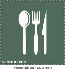 fork spoon knife icon