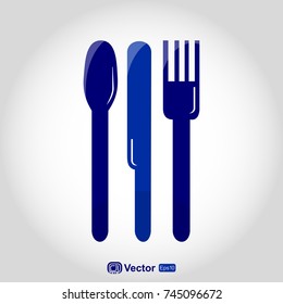 fork spoon knife icon