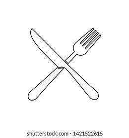 Fork, Spoon, and Knife icon. Restaurant icon. food icon. eat