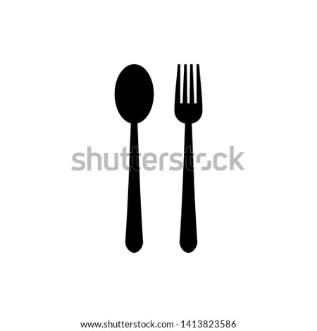 Fork, Spoon, and Knife icon. Restaurant icon